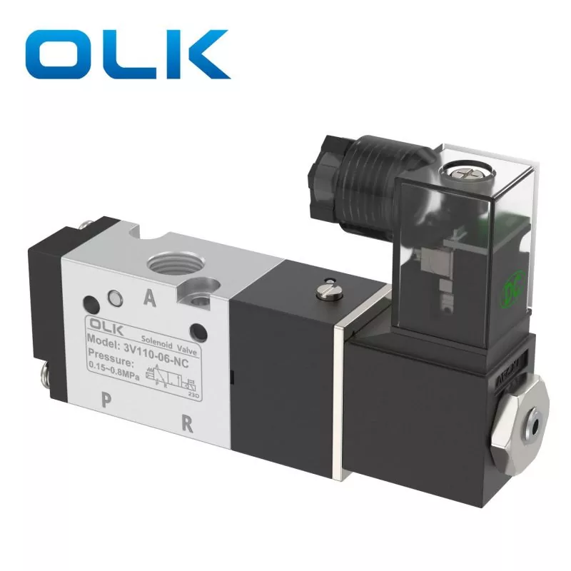 3V100 श्रृंखला Solenoid भल्भ 3 मार्ग