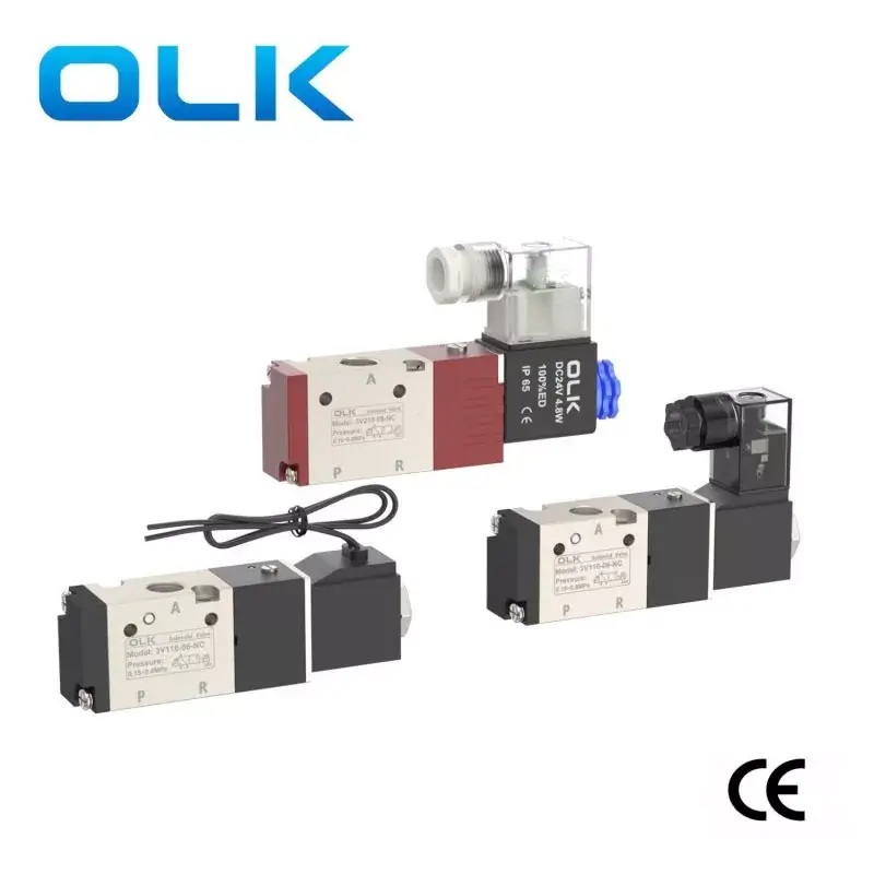 3V श्रृंखला Solenoid भल्भ 3 मार्ग